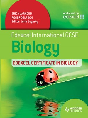 cover image of Edexcel International GCSE and Certificate Biology Student's Book